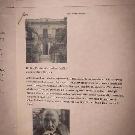 לינה וארוחת בוקר Mansion Pirandello אגריג'נטו